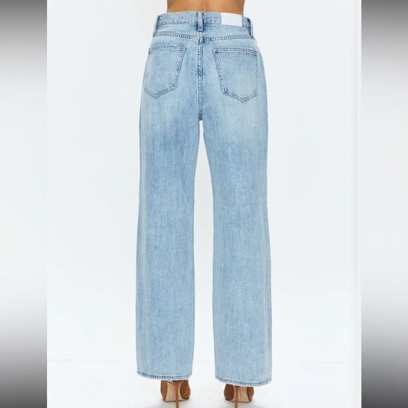 PISTOLA Bobbie mid rise loose straight leg with crossover - Picture 6 of 15